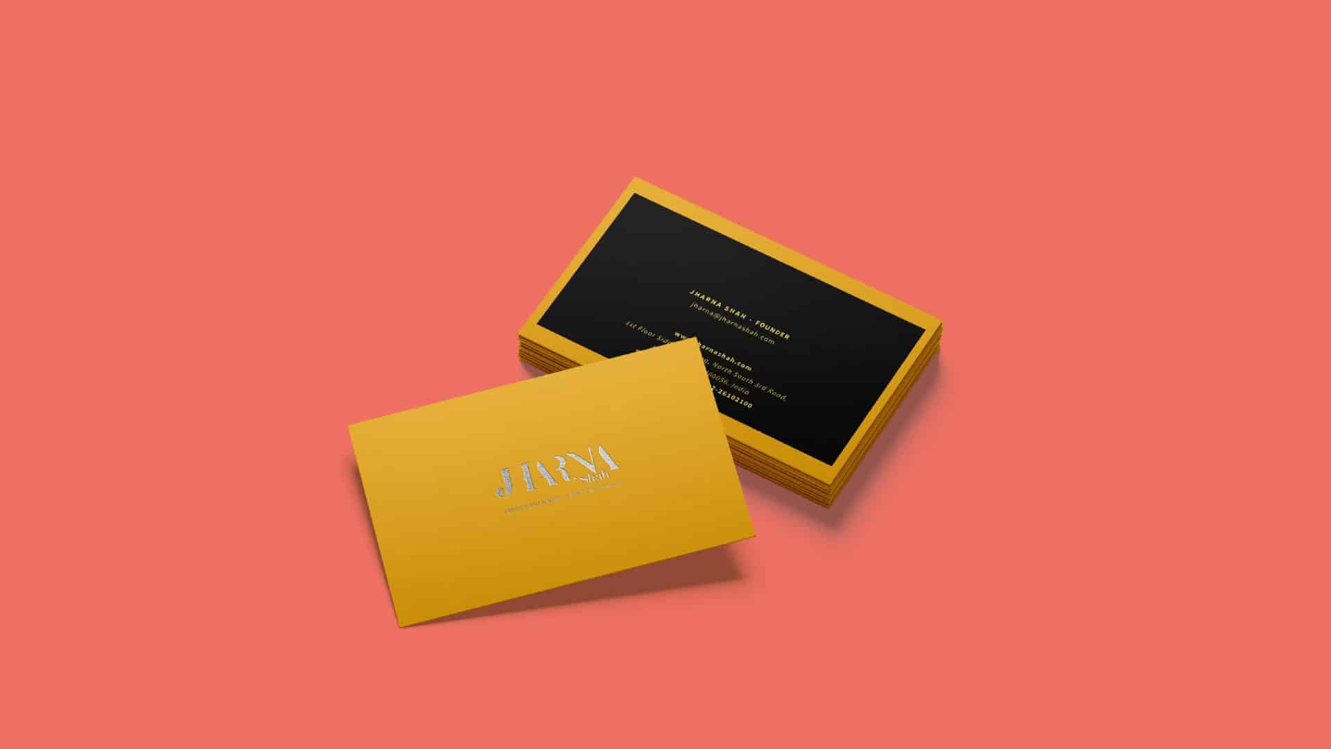 fashion agency for visiting card